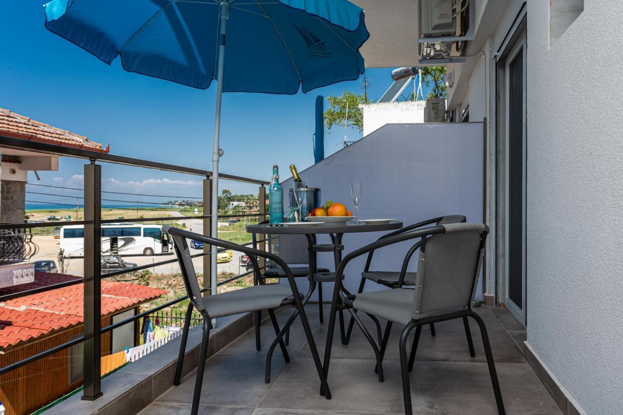 Halkidiki Beach Apartments 2 Nea Kalikratia Vergia Beach Nea Kallikrateia 外观 照片